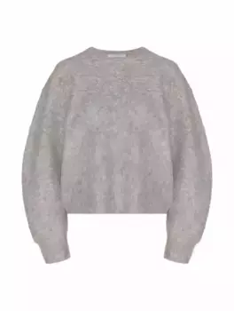 Вязаный джемпер Helmut Lang, серый