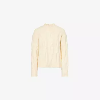 Вязаный джемпер Isabel с косами Levis, белый