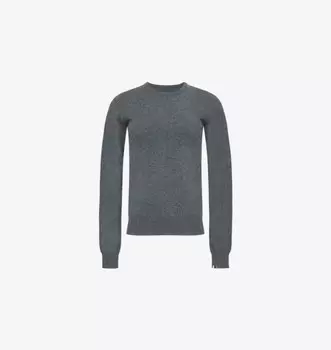 Вязаный джемпер из эластичного кашемира с круглым вырезом Extreme Cashmere, цвет felt