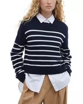 Вязаный джемпер Эмери Barbour, синий