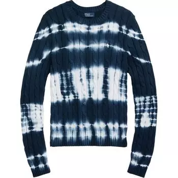 Вязаный джемпер Julianna Cable Polo Ralph Lauren, синий