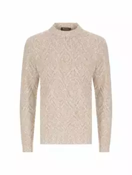 Вязаный джемпер Khitan Loro Piana, бежевый