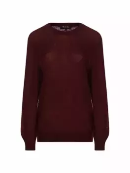Вязаный джемпер Loro Piana, бордовый