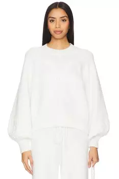 Вязаный джемпер maja Sndys, белый