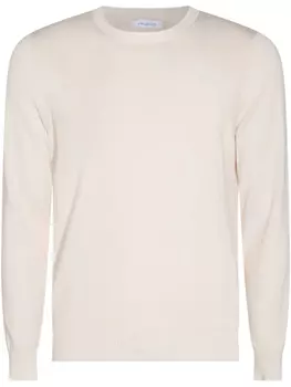 Вязаный джемпер Malo, белый