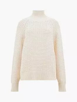 Вязаный джемпер mozart от keya popcorn French Connection, кремовый