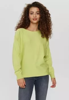 Вязаный джемпер Nmph, зеленый