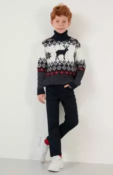 Вязаный джемпер REGULAR FIT LELA, цвет dark blue