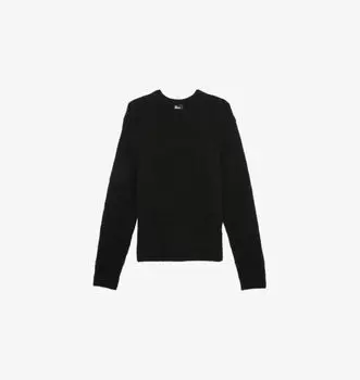 Вязаный джемпер с круглым вырезом The Kooples, черный