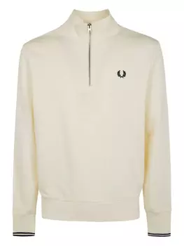 Вязаный джемпер с логотипом Fred Perry, нейтральный