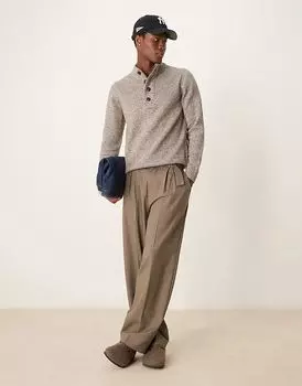 Вязаный джемпер Sid с застежкой-молнией на половину длины Barbour