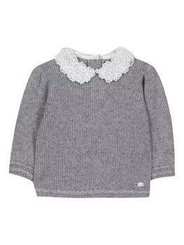 Вязаный джемпер Tartine Et Chocolat, серый