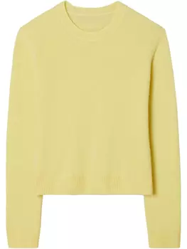 Вязаный джемпер Tory Burch, желтый