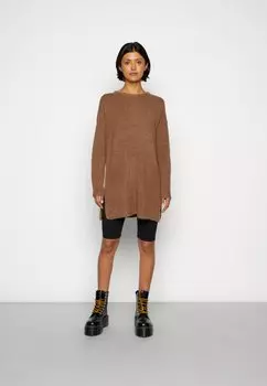 Вязаный джемпер Vero Moda, коричневый