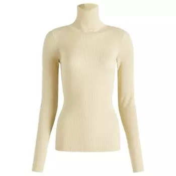 Вязаный джемпер Woo Auralee, бежевый