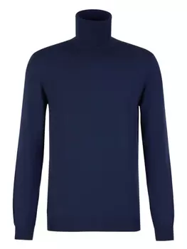 Вязаный джемпер Zanone, синий