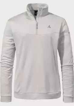 Вязаный флисовый свитер Schffel "CIRC Fleece Looop L", серый