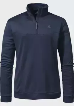 Вязаный флисовый свитер Schffel "CIRC Fleece Looop L", синий