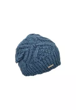 Вязаный головной убор с узором «косы» 19175-0 SEEBERGER, цвет Bottle One Size