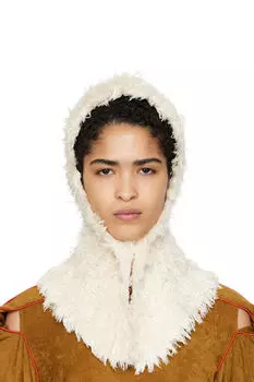 Вязаный капюшон Carla Off-White Kiko Kostadinov