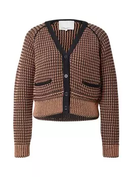 Вязаный кардиган 3.1 Phillip Lim Knit Cardigan, коричневый