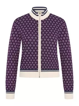 Вязаный кардиган 4funkyflavours New York Computer Break Dance, темно-синий