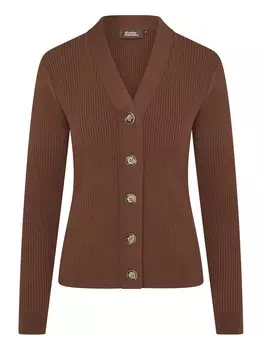Вязаный кардиган 4Funkyflavours Stop By, коричневый