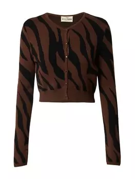 Вязаный кардиган A Lot Less SIMONA, цвет Brown/Black