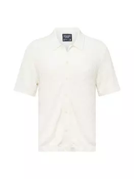 Вязаный кардиган Abercrombie & Fitch, белый