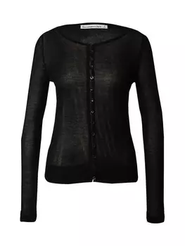 Вязаный кардиган Abercrombie & Fitch, черный