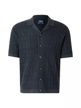 Вязаный кардиган Abercrombie & Fitch, черный