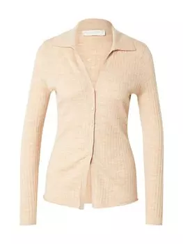 Вязаный кардиган Abercrombie & Fitch Knit Cardigan, бежевый