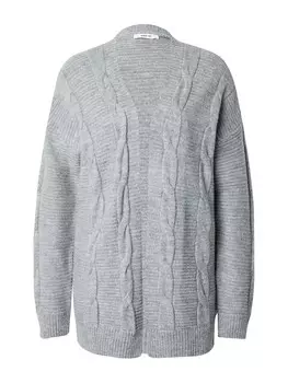 Вязаный кардиган ABOUT YOU Anja, пятнистый серый