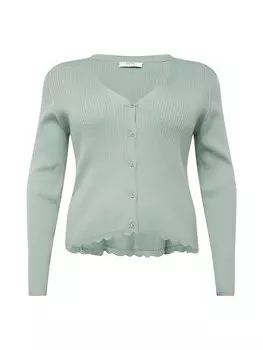 Вязаный кардиган ABOUT YOU Curvy Taria Cardigan, зеленый
