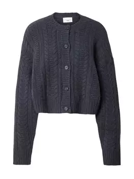 Вязаный кардиган About You Rosie, базальтовый серый