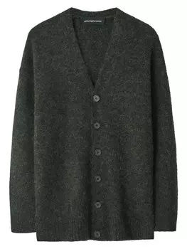 Вязаный кардиган Adolfo Dominguez, темно-зеленый