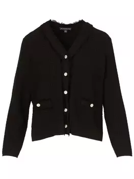 Вязаный кардиган Adrianna Papell, черный