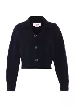 Вязаный кардиган Aleva, черный