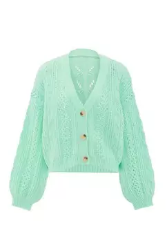 Вязаный кардиган Aleva, цвет Mint