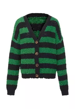 Вязаный кардиган Aleva, зеленый