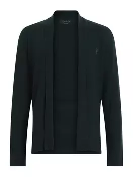 Вязаный кардиган Allsaints, пастельно-зеленый/темно-зеленый