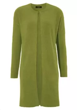 Вязаный кардиган Aniston CASUAL, зеленый
