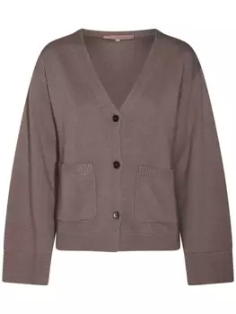 Вязаный кардиган Антонелли Antonelli, коричневый
