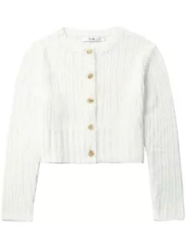 Вязаный кардиган b+ab, белый