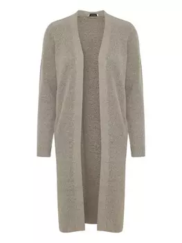 Вязаный кардиган b.young Knit Cardigan Mirelle, серый