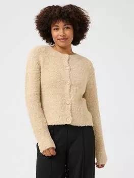 Вязаный кардиган babbette boucle Soaked In Luxury, цвет Irish Cream