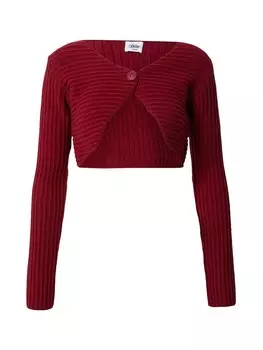 Вязаный кардиган Bella x ABOUT YOU Knit Cardigan Lauren, темно-красный