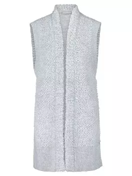 Вязаный кардиган Betty & Co, серебристо-серый