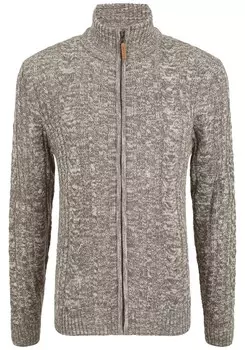 Вязаный кардиган BLEND Knit Cardigan Zoltem, серый