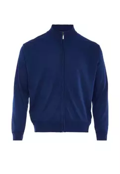 Вязаный кардиган BLONDA, темно-синий